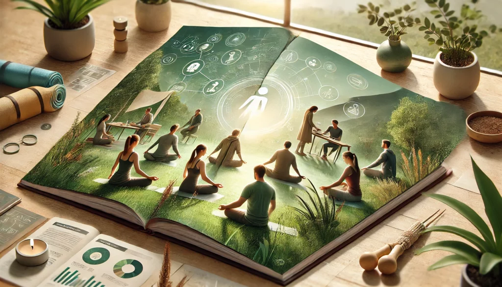 Praticiens du bien-être partageant leurs compétences via BeOkay Community, une plateforme d’économie collaborative.